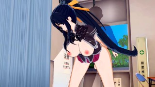 High School DxD - Akeno Himejima 3D Hentai
