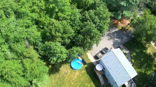 Drone Spy Naked Sexy Male In Pool - Voyeur, nudist, caught