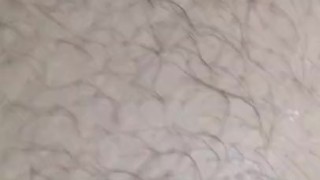 Fat chubby bathing-Tits, belly, tiny cock