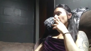 Smoking Jewels, Close Up Purple Dress