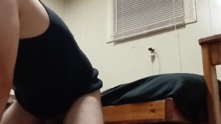 P Spot masturbation with vibrating dildo