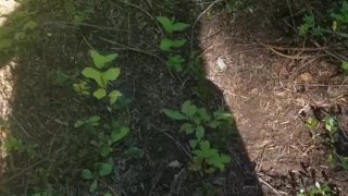 Short Girl Good Morning Piss In Woods