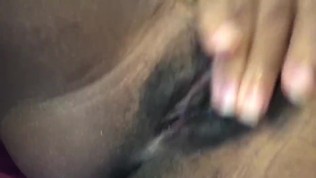 Ebony Teen Closeup Masturbation - Contractions 