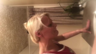 tight body milf on step mom naked after shower! more coming i hope!