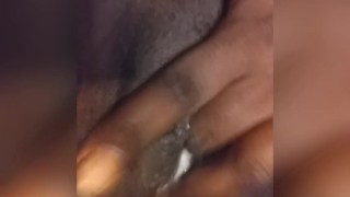 Pregnant Ebony Creamy Wet Pussy you wish you could nut in