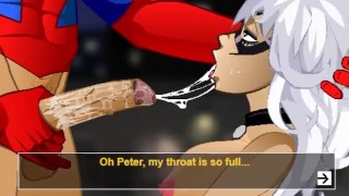 Spiderman Black Cat Felatio Gameplay By LoveSkySan