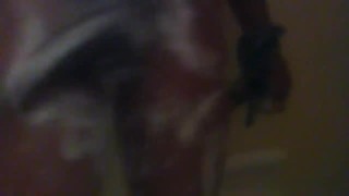 Dick tease playing in the shower