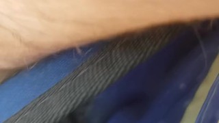 Playing with my uncut dick