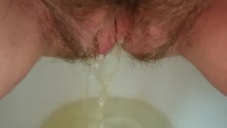 Piss in the toilet