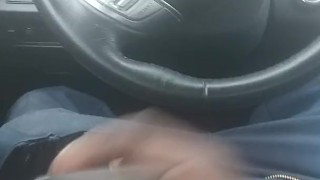 Big Black Dick Car Jerking In Public