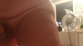 Amateur Big Titty MILF pisses on Hubby's Face and Mouth