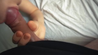 Went to a neighbor for sugar and cum in her mouth. POV hommade