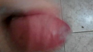 Masturbate cock and cum