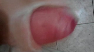Masturbate cock and cum