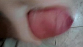 Masturbate cock and cum