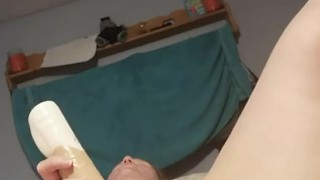 Lonely MILF showing herself love
