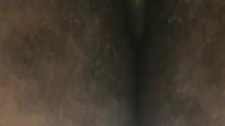College teen creams out of his ass in secret with dildo