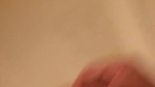 Husband cumshot across shower