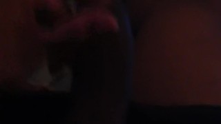 Playing with my Semi hard cock