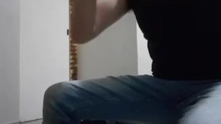 Video request. Eating my own cum from condom. Two loads