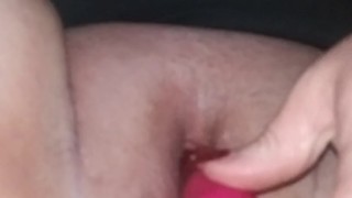 Playing with my pussy in the car