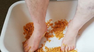 Fun with cornflakes and cream