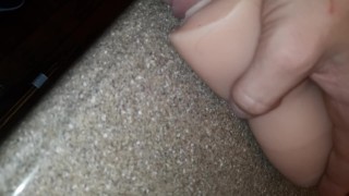 Horny big cock fucks pocket pussy in pov