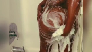 Fresh clean shower scene