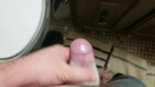 Breaking a tenga egg with my dick