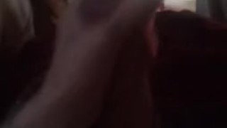 Made by request. Quick tease of me pulling rock hard cock from waistband