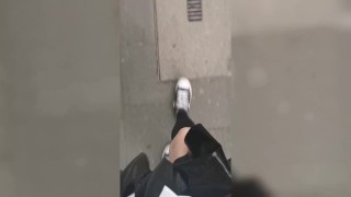 Walking in public with my latex dress underneath my blouse
