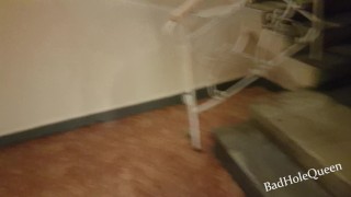 Seduced me in a movie theater, so fucked her in the toilet - Public tattoo