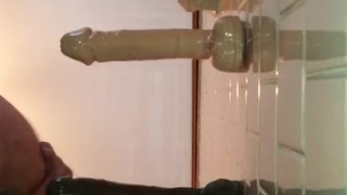 Gay bottom playing with his toys