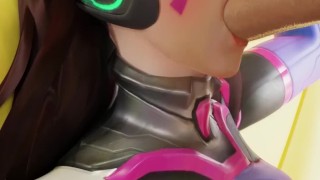 Dva Overwatch Deepthroath Blowjob Porn