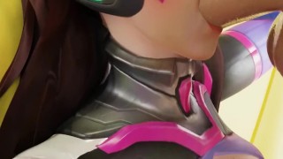 Dva Overwatch Deepthroath Blowjob Porn