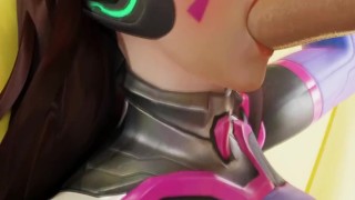 Dva Overwatch Deepthroath Blowjob Porn