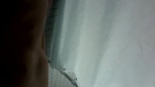 Jacking off in the bathroom