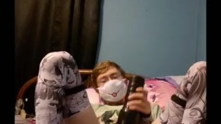 Solo Femboy plays with Fleshlight while playing with his Ass