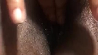 Hairy Creampie Black Pussy