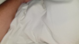 FUCKING WHAT I LOVE ... PILLOWS! ;) QUIET THOUGH - DADDY CAN'T GET CAUGHT!