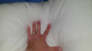 FUCKING WHAT I LOVE ... PILLOWS! ;) QUIET THOUGH - DADDY CAN'T GET CAUGHT!