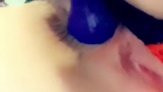 Fucking my ass with vibrating beads