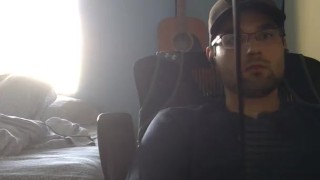 Matteo Milking his Dick