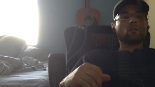 Matteo Milking his Dick