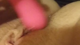 Fucking my wet pussy with bullet