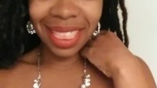 (AUDIO) Cami Creams Wet Pussy Sound Moaning with Jewelry- Homemade