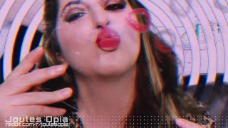 Plexiglass Lipstick Kisses ASMR Fetish