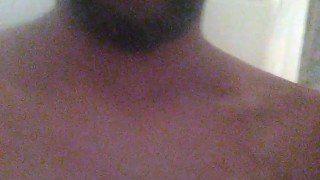 In the shower bout to stroke out a big load.
