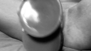 Tight pussy stretched by Dildo
