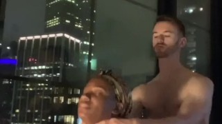 Instagram Fitness Model Gets Her Big Ass Fucked on NYC Rooftop (Public!)